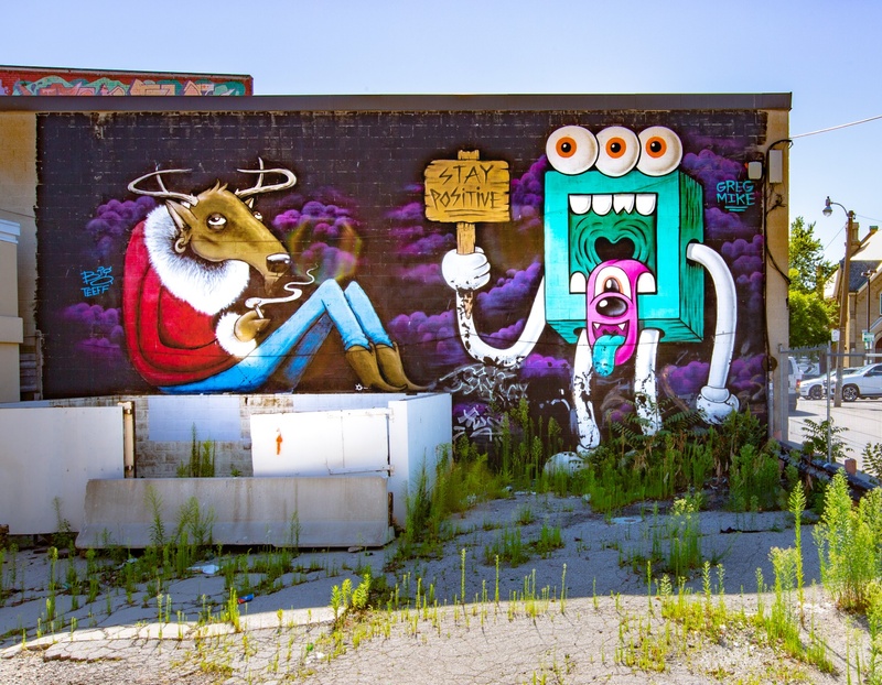 mural in Toronto by artist Greg Mike.