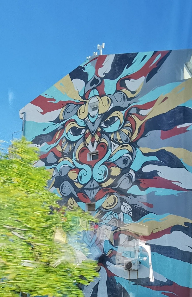 mural in Ponta Delgada by artist unknown.
