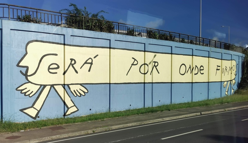 mural in Ponta Delgada by artist unknown.