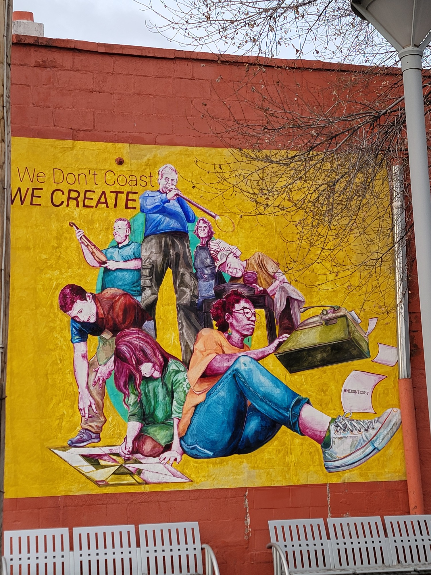 mural in Omaha by artist unknown.