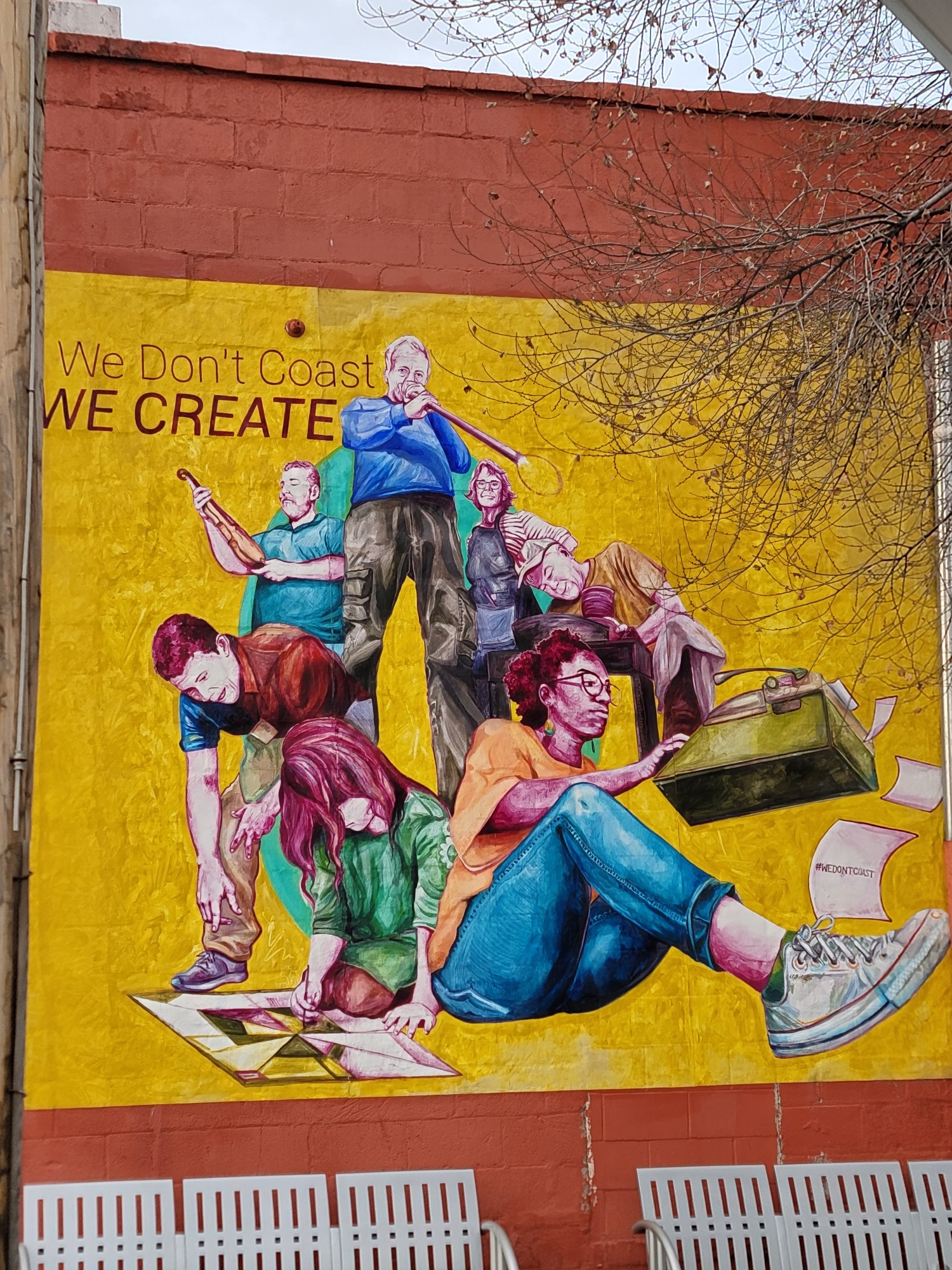 mural in Omaha by artist unknown.