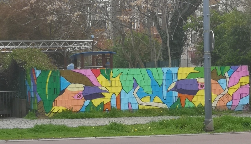 mural in Halle (Saale) by artist unknown.