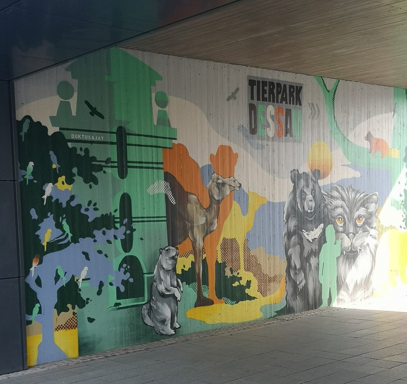 mural in Dessau-Roßlau by artist unknown.