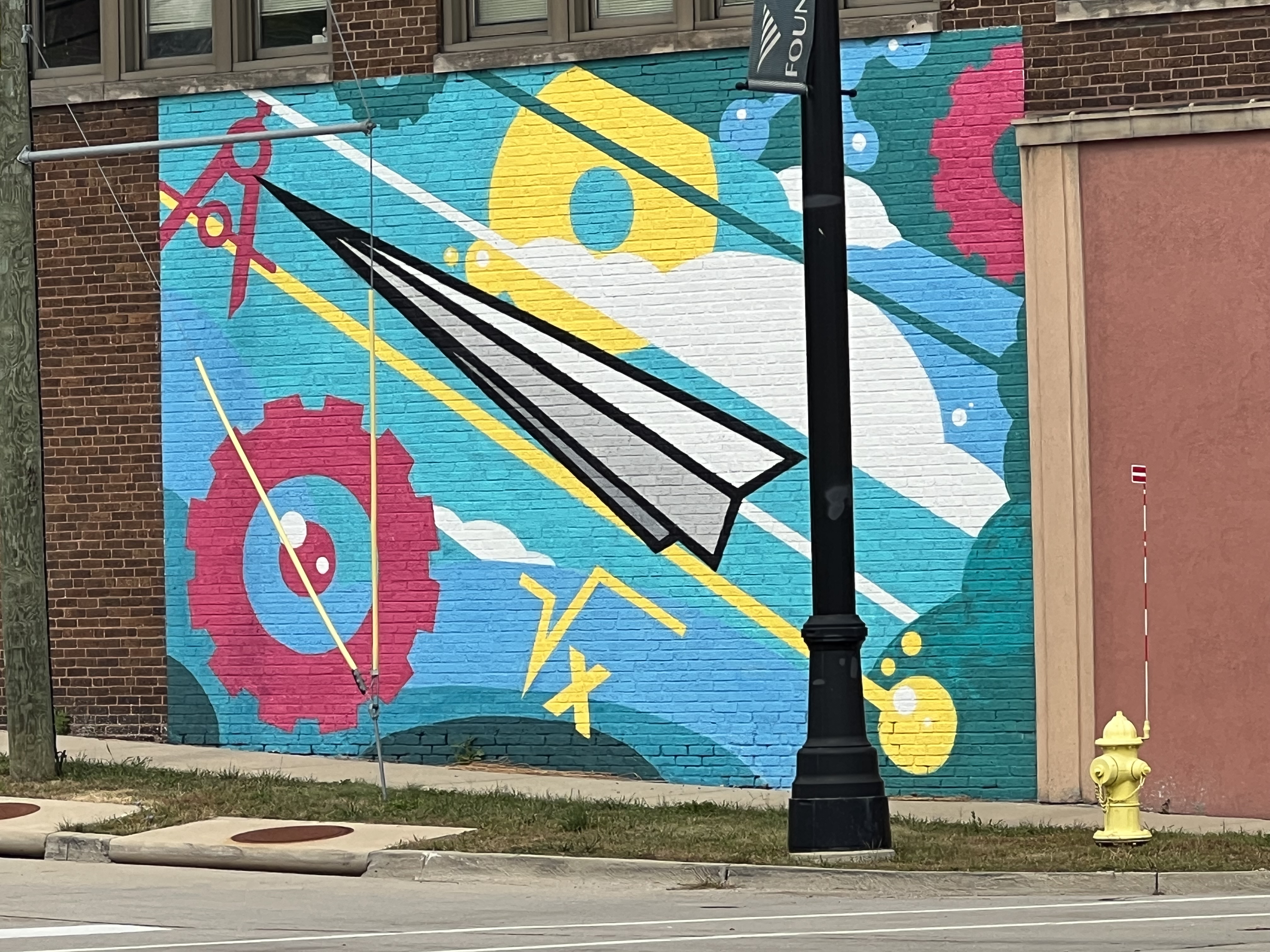 mural in Rockford by artist Anthony Lewellen.