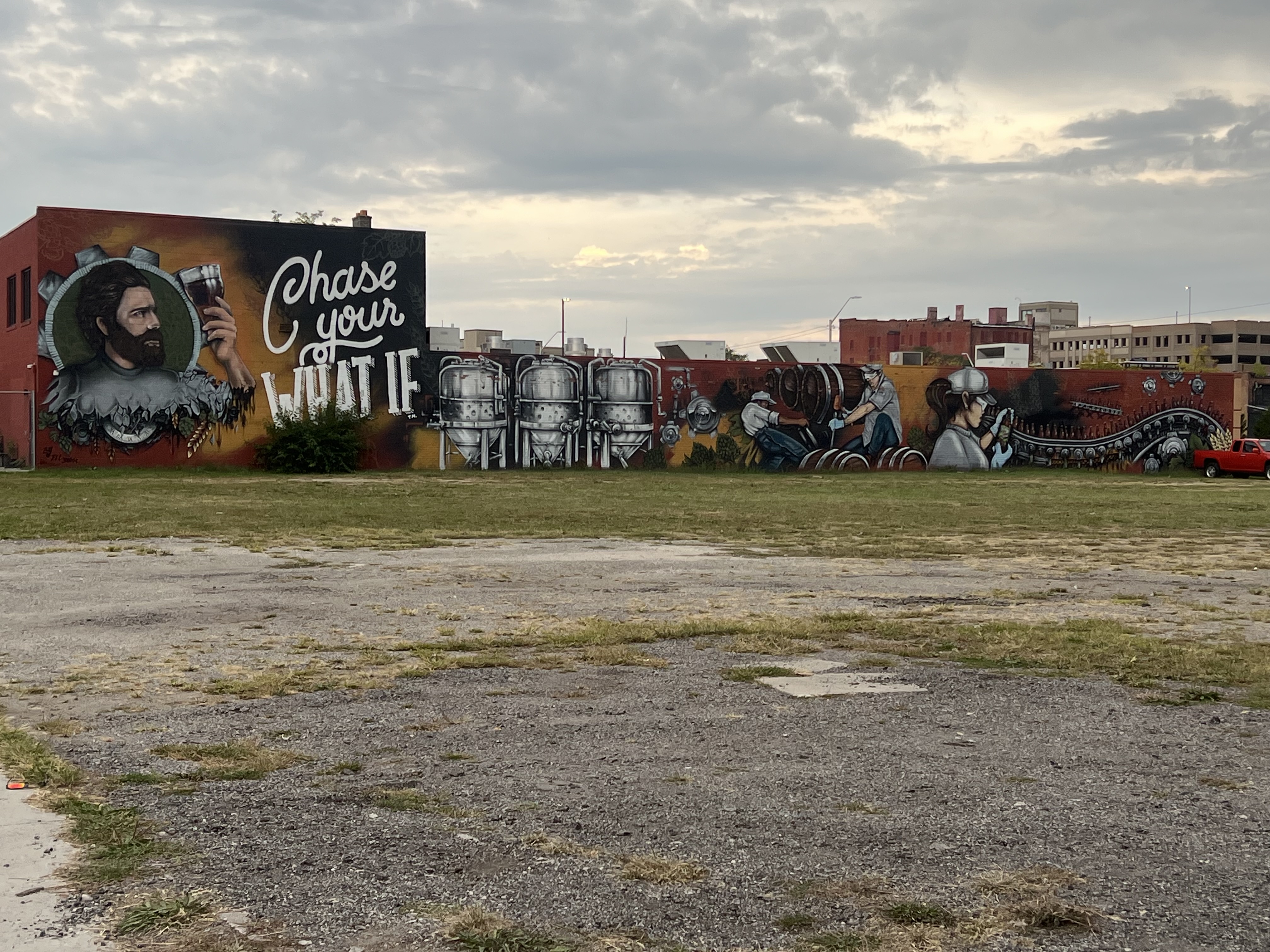 mural in Detroit by artist Fel3000ft.