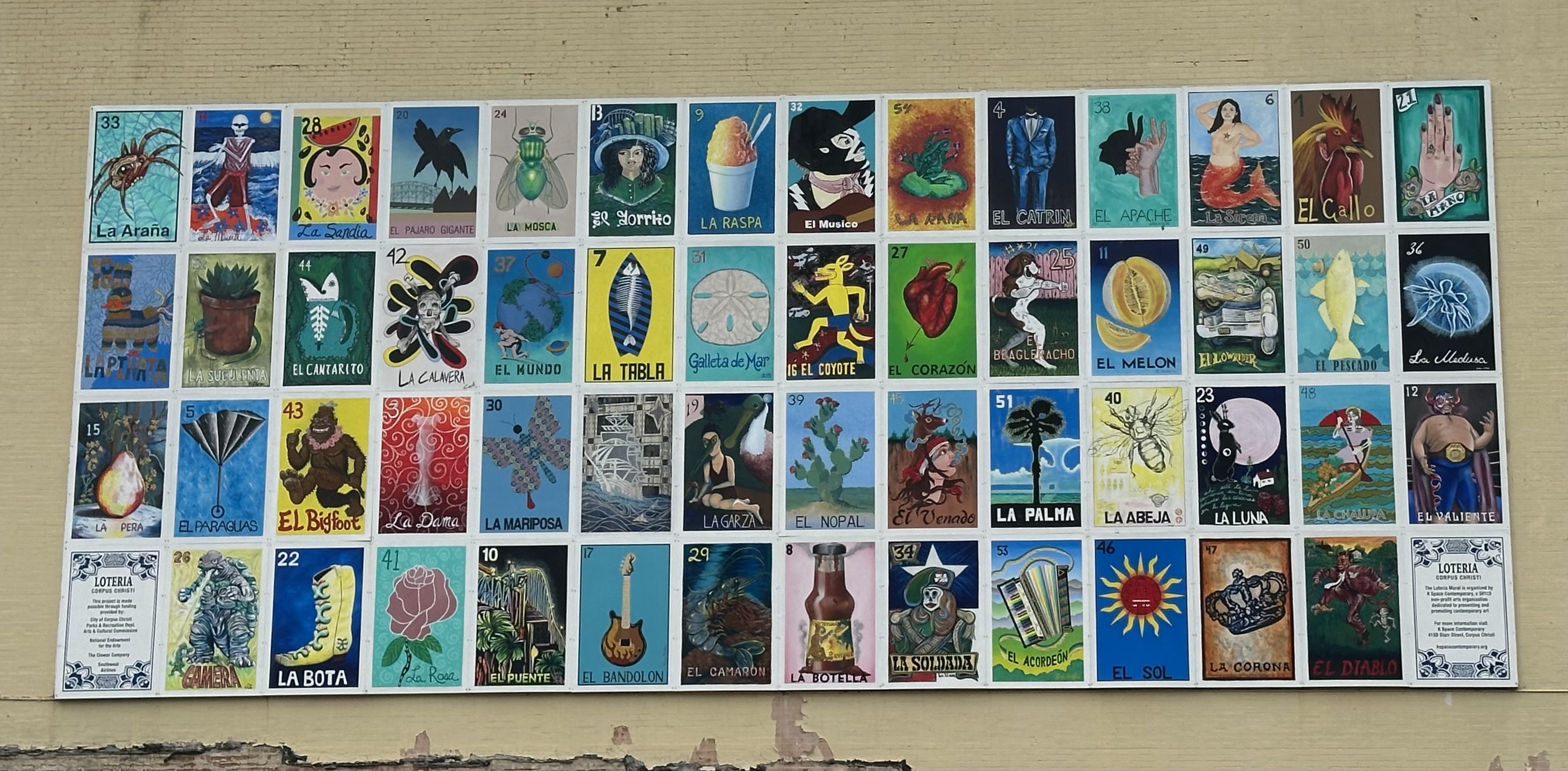 mural in Corpus Christi by artist unknown.