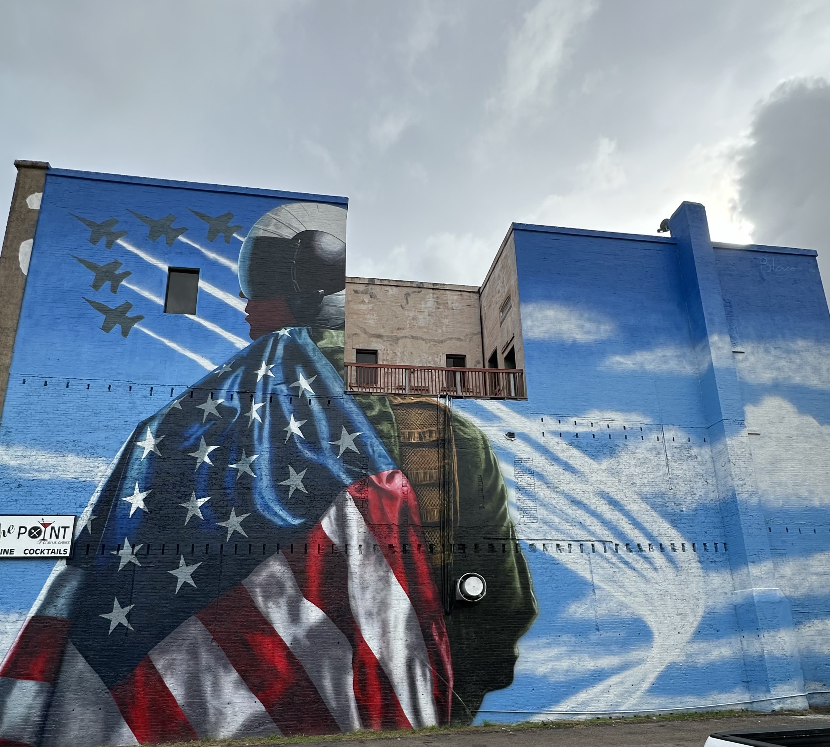 mural in Corpus Christi by artist Rafael Blanco.