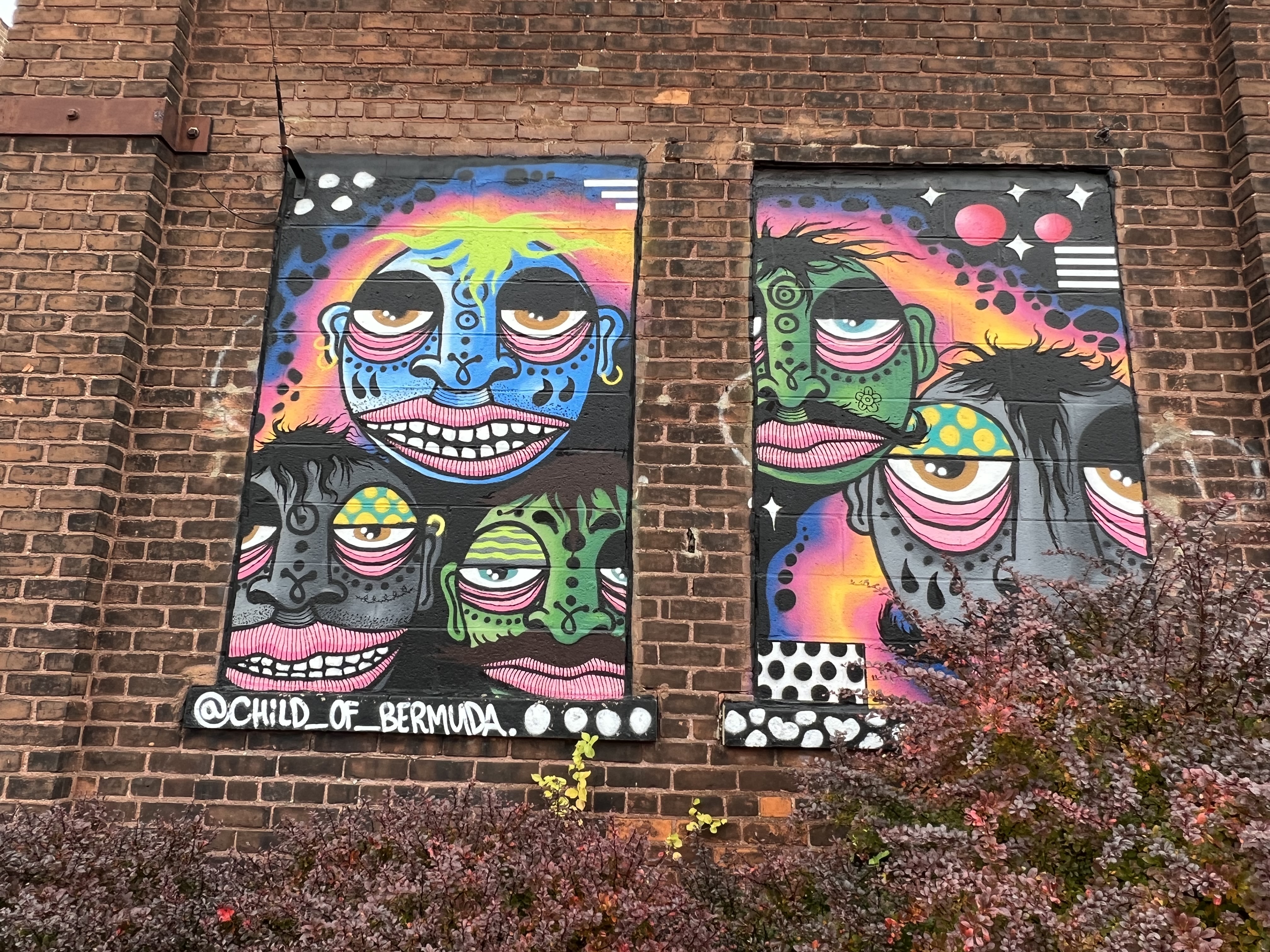 mural in Detroit by artist unknown.