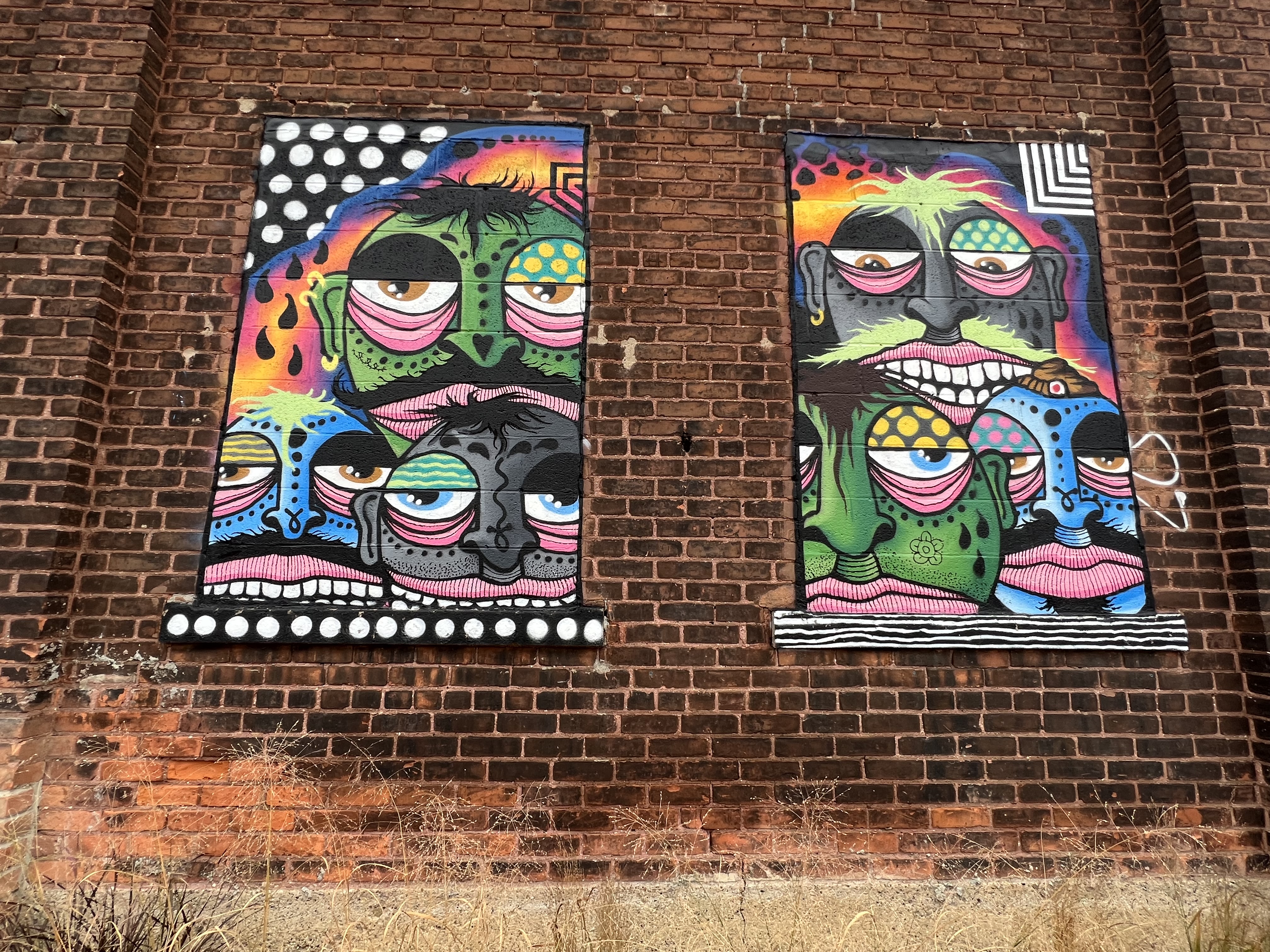 mural in Detroit by artist unknown.