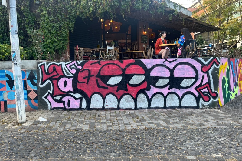 mural in Ciudad de Guatemala by artist unknown.