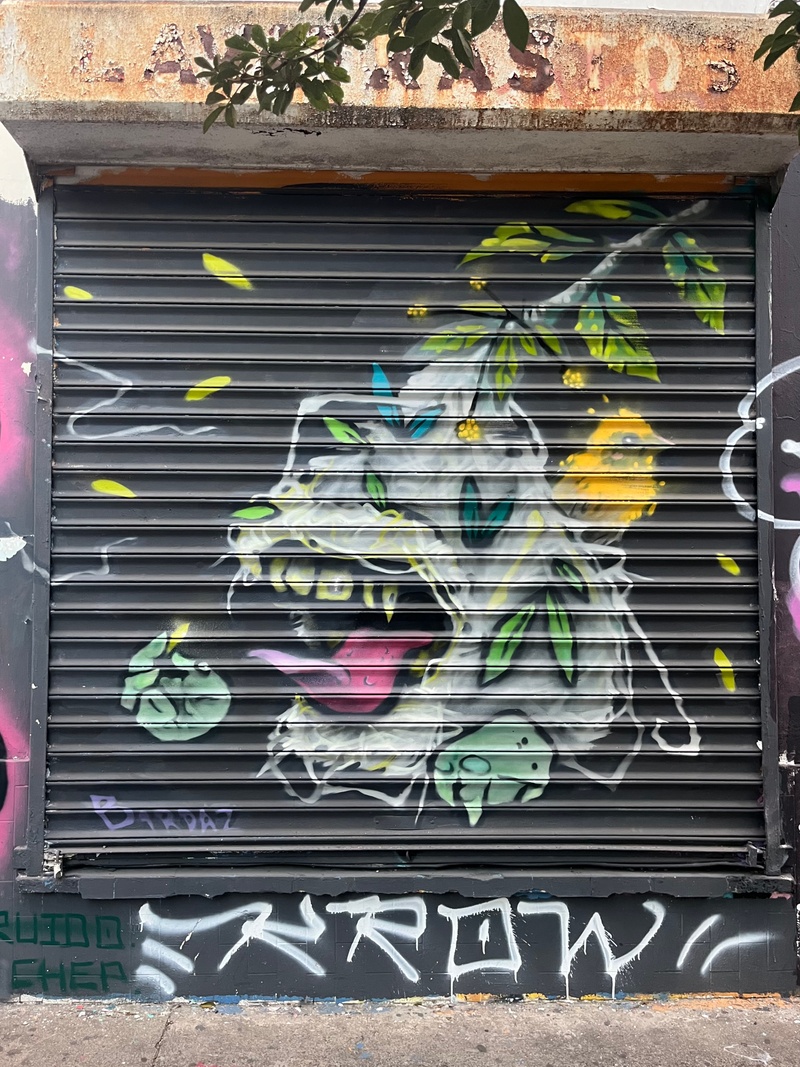 mural in Ciudad de Guatemala by artist unknown.