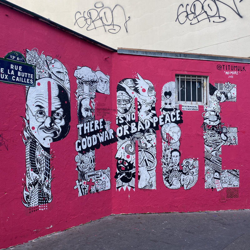 mural in Paris by artist Tito & Mulk.