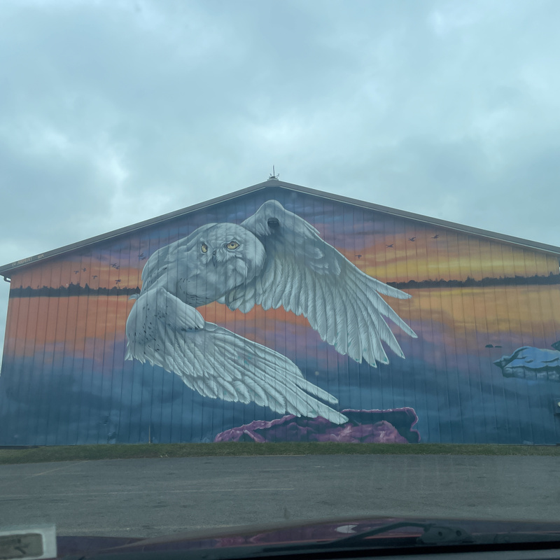 mural in Hamlin by artist unknown.