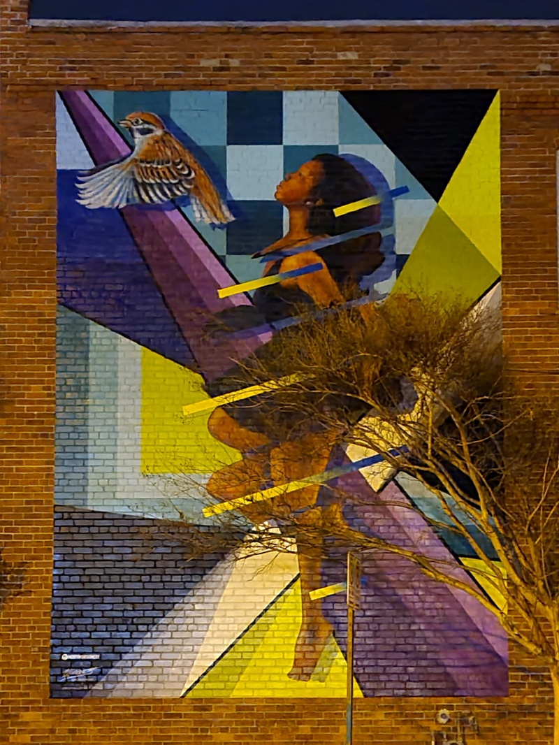 mural in Richmond by artist unknown.