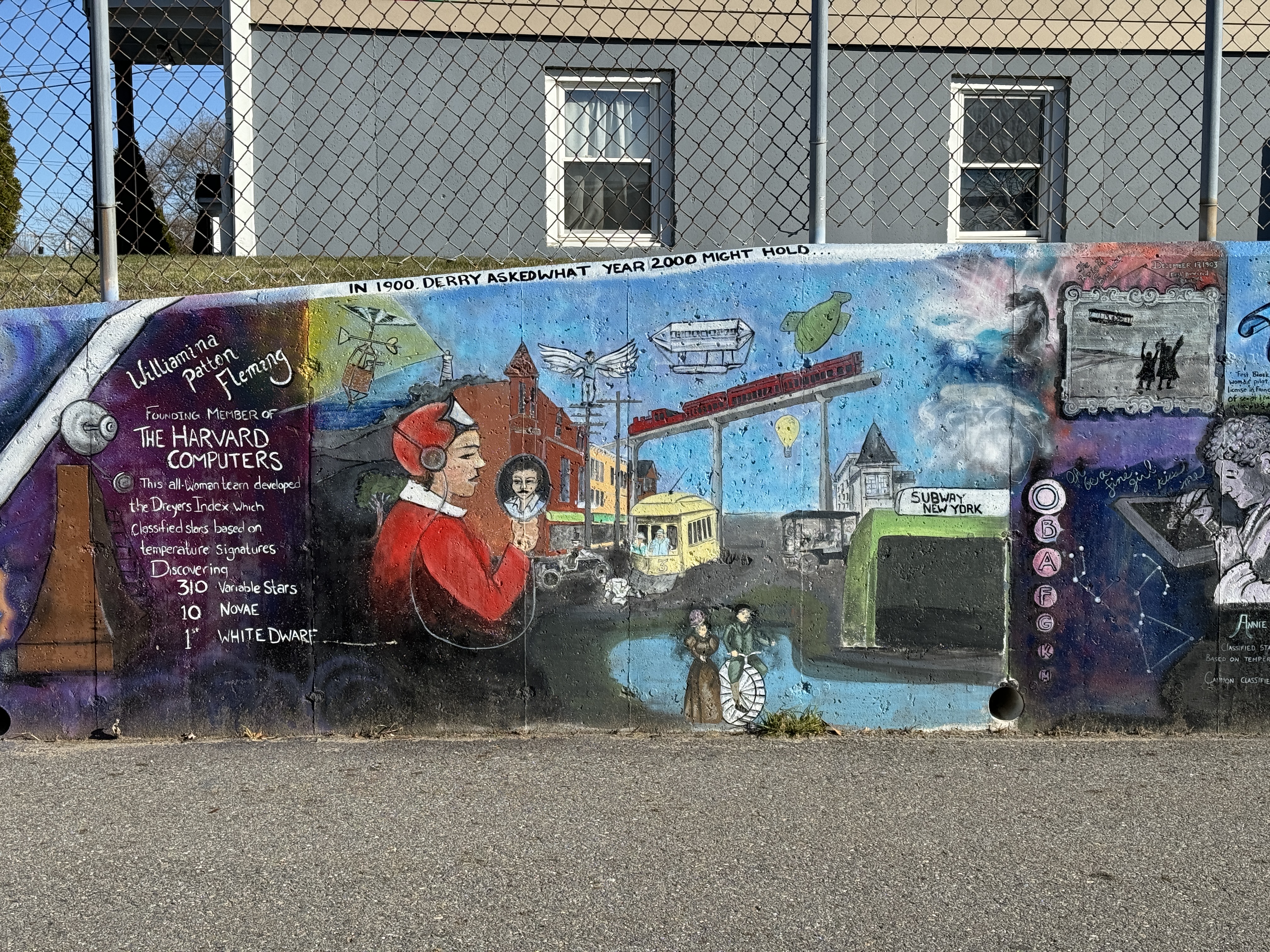 mural in Derry by artist unknown.