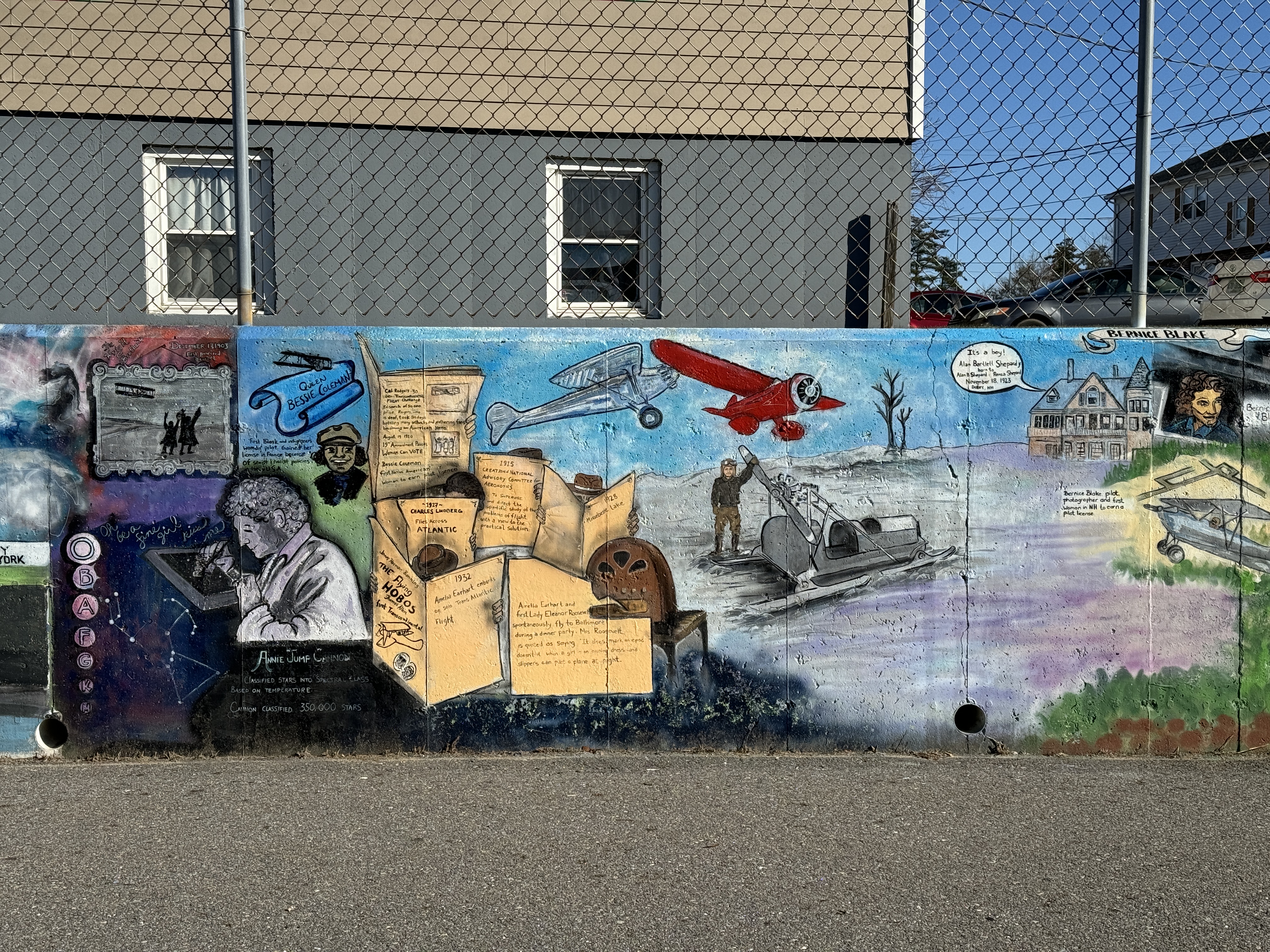 mural in Derry by artist unknown.