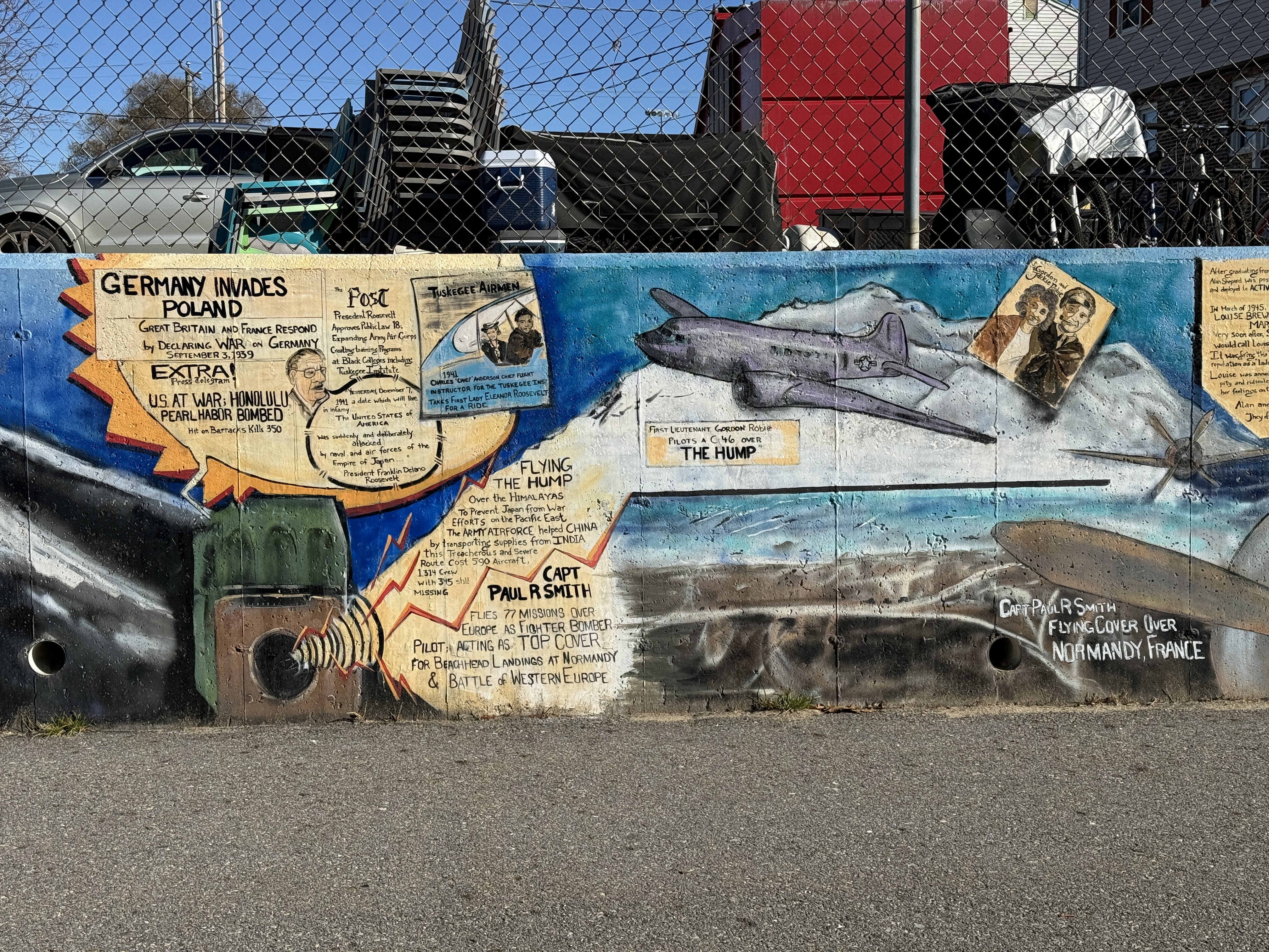 mural in Derry by artist unknown.