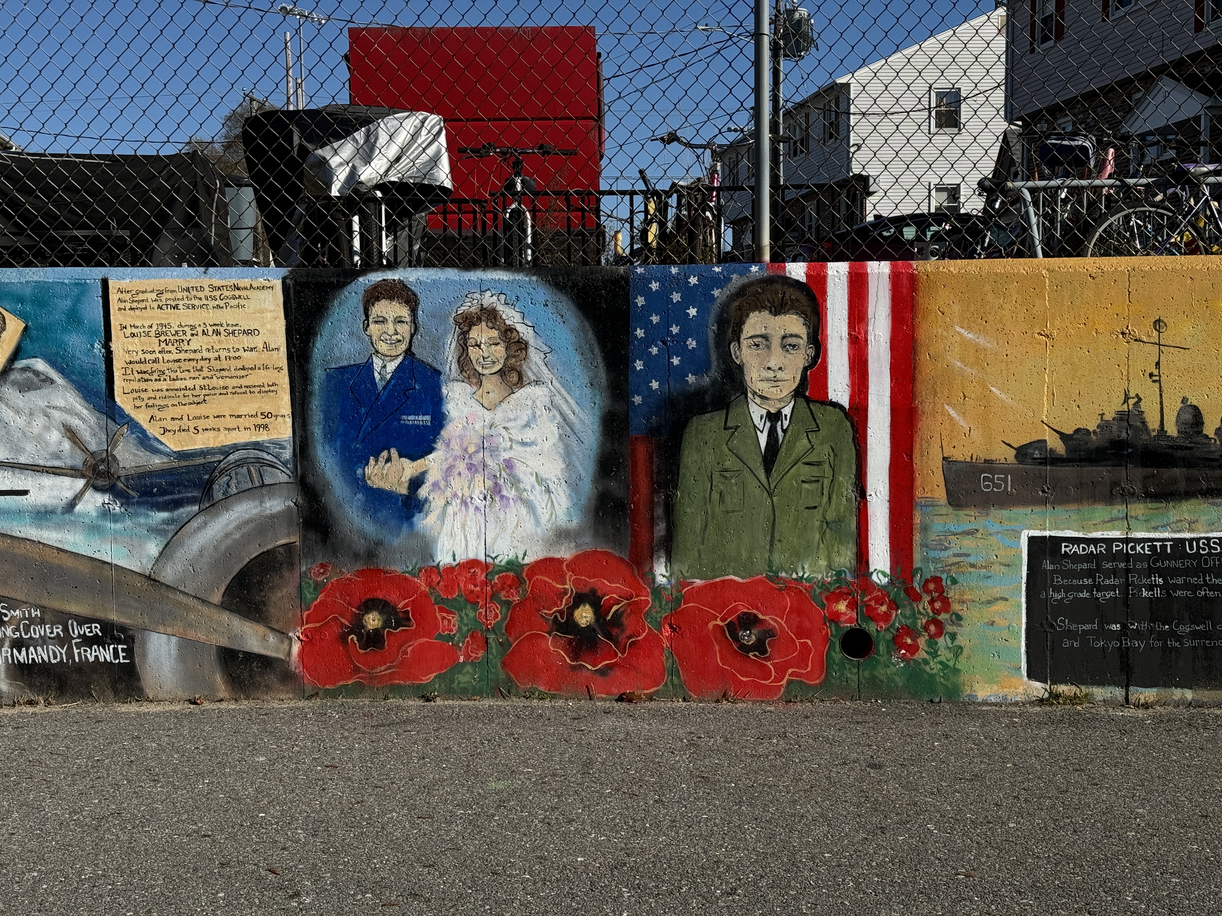 mural in Derry by artist unknown.