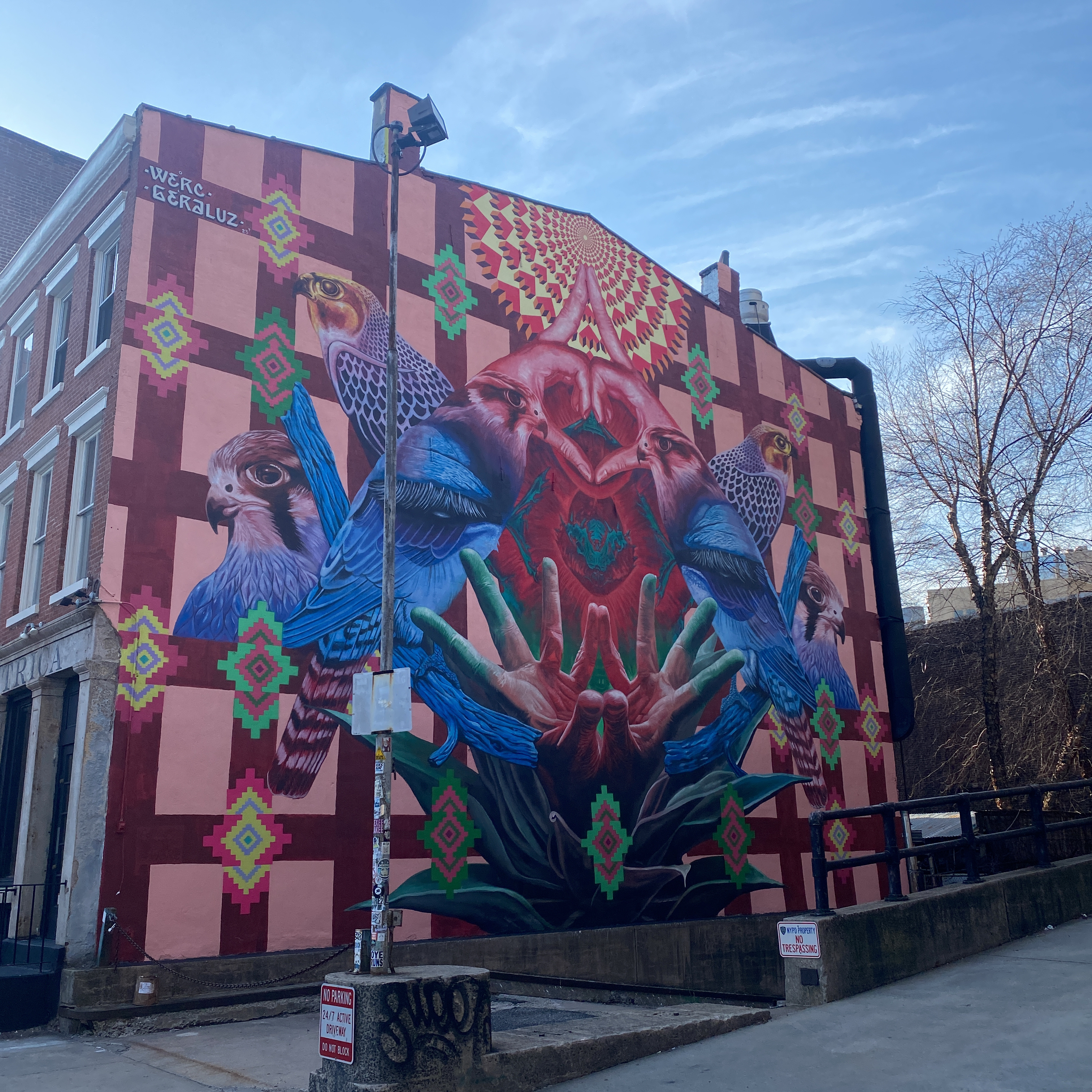 mural in Brooklyn by artist WERC.
