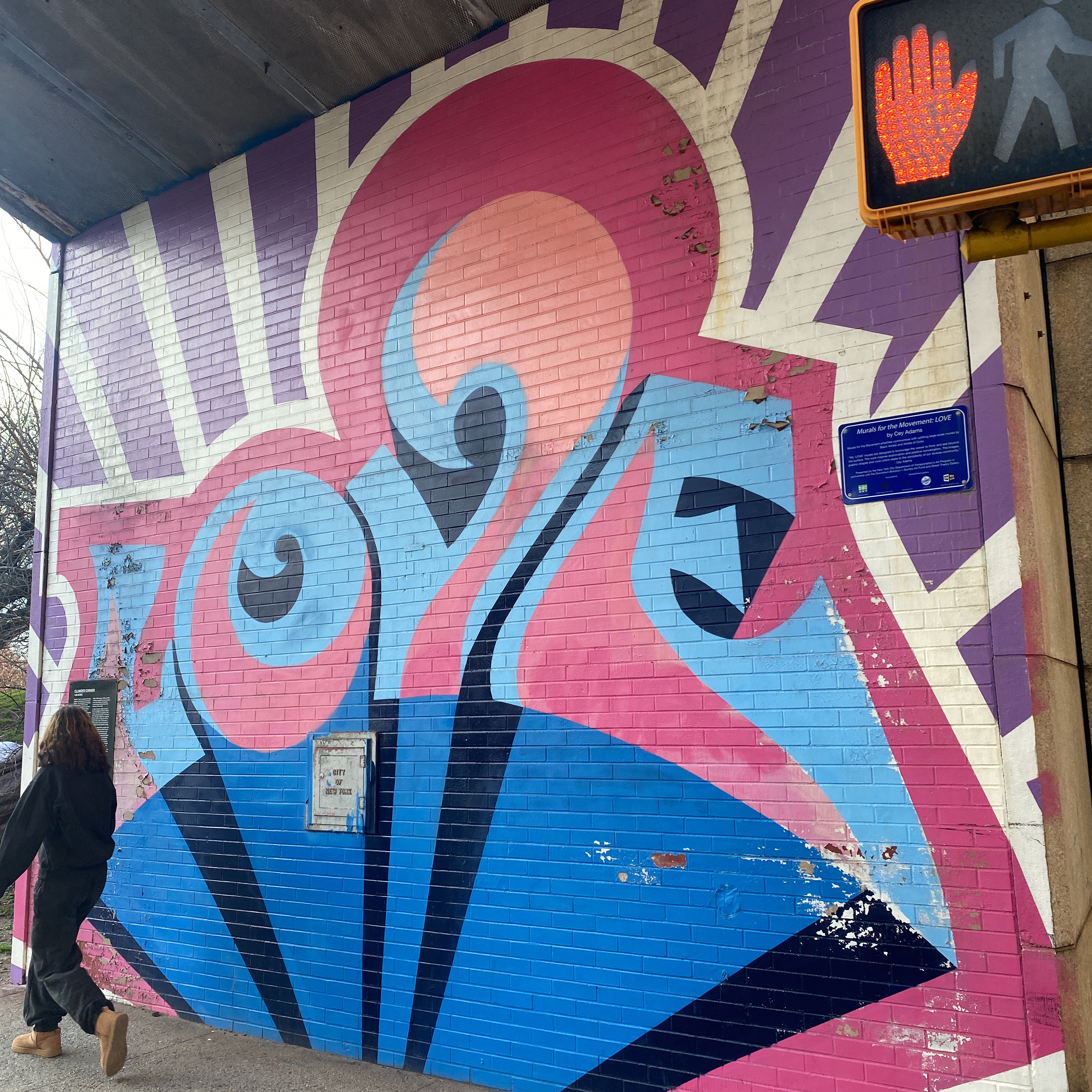 mural in Brooklyn by artist Cey Adams.