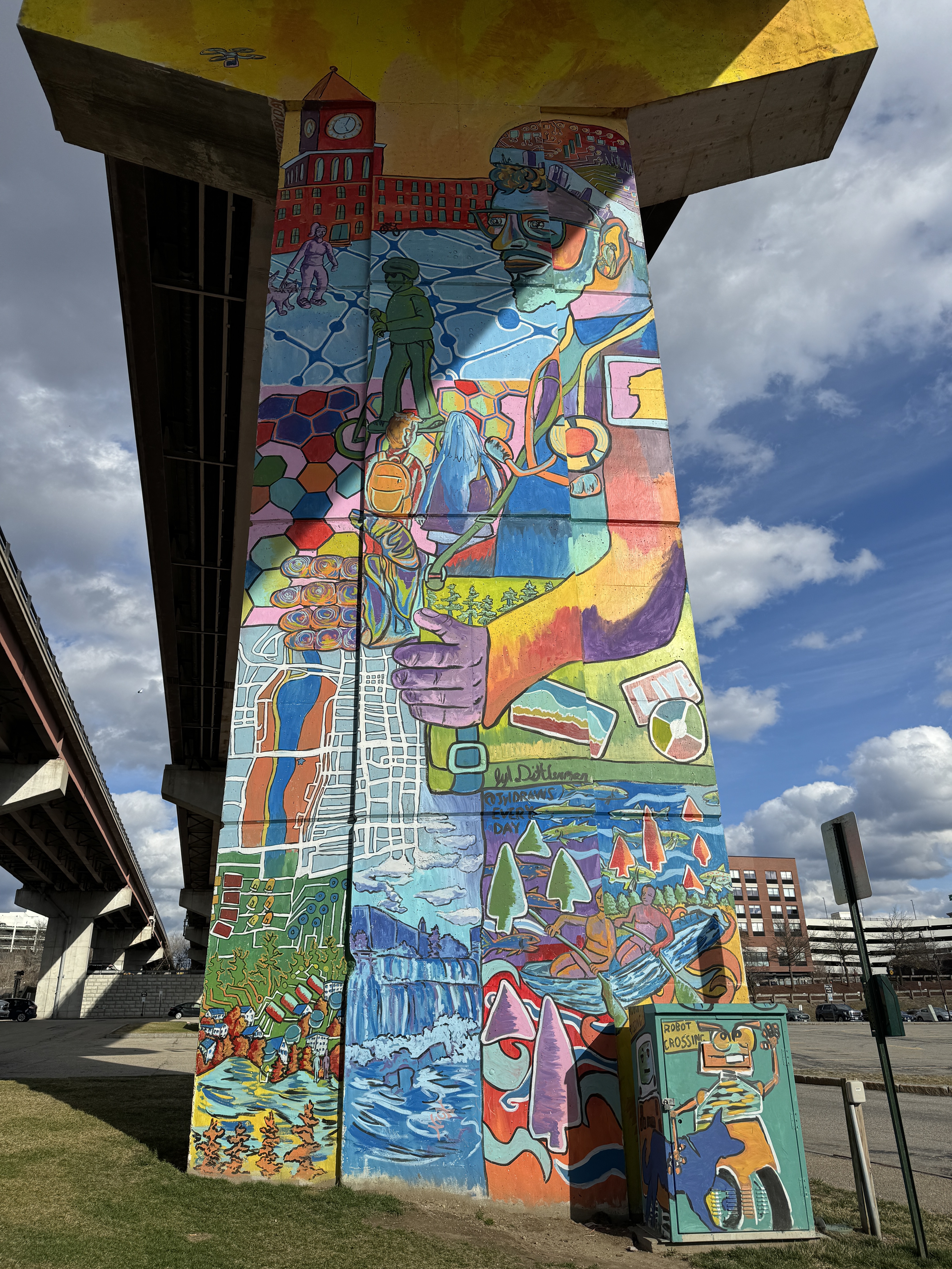 mural in Manchester by artist unknown.