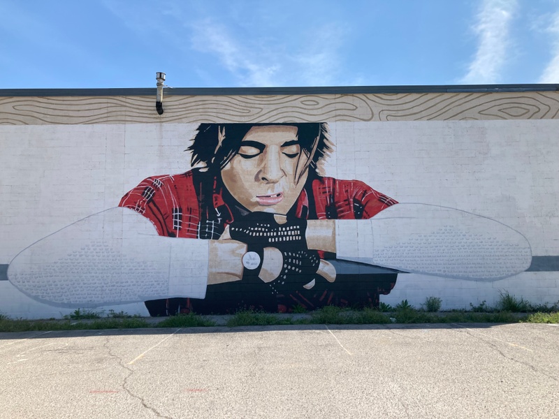 mural in Lawton by artist unknown.