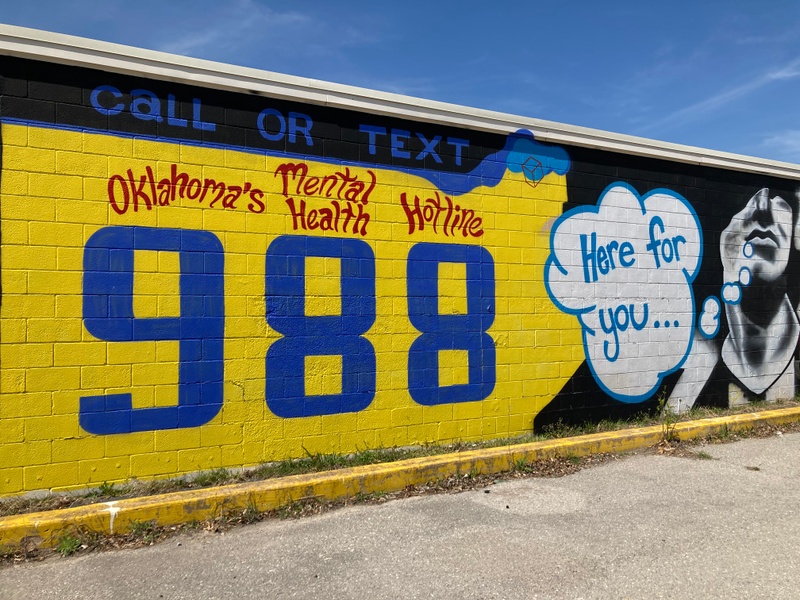 mural in Lawton by artist unknown.