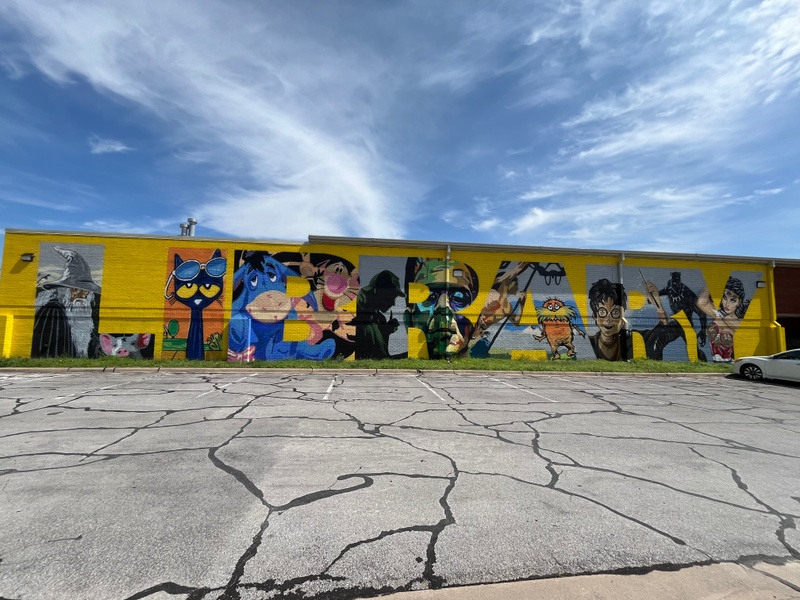 mural in Lawton by artist unknown.