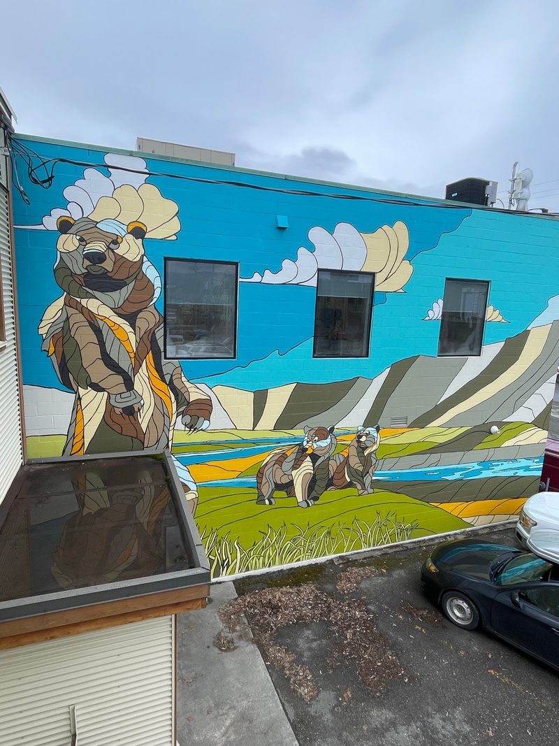 mural in Terrace by artist Casey Braam.