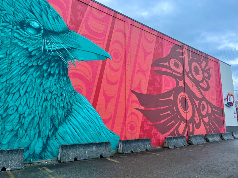 mural in Terrace by artist unknown.