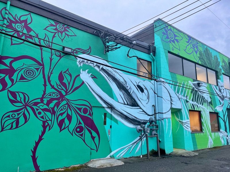 mural in Terrace by artist unknown.