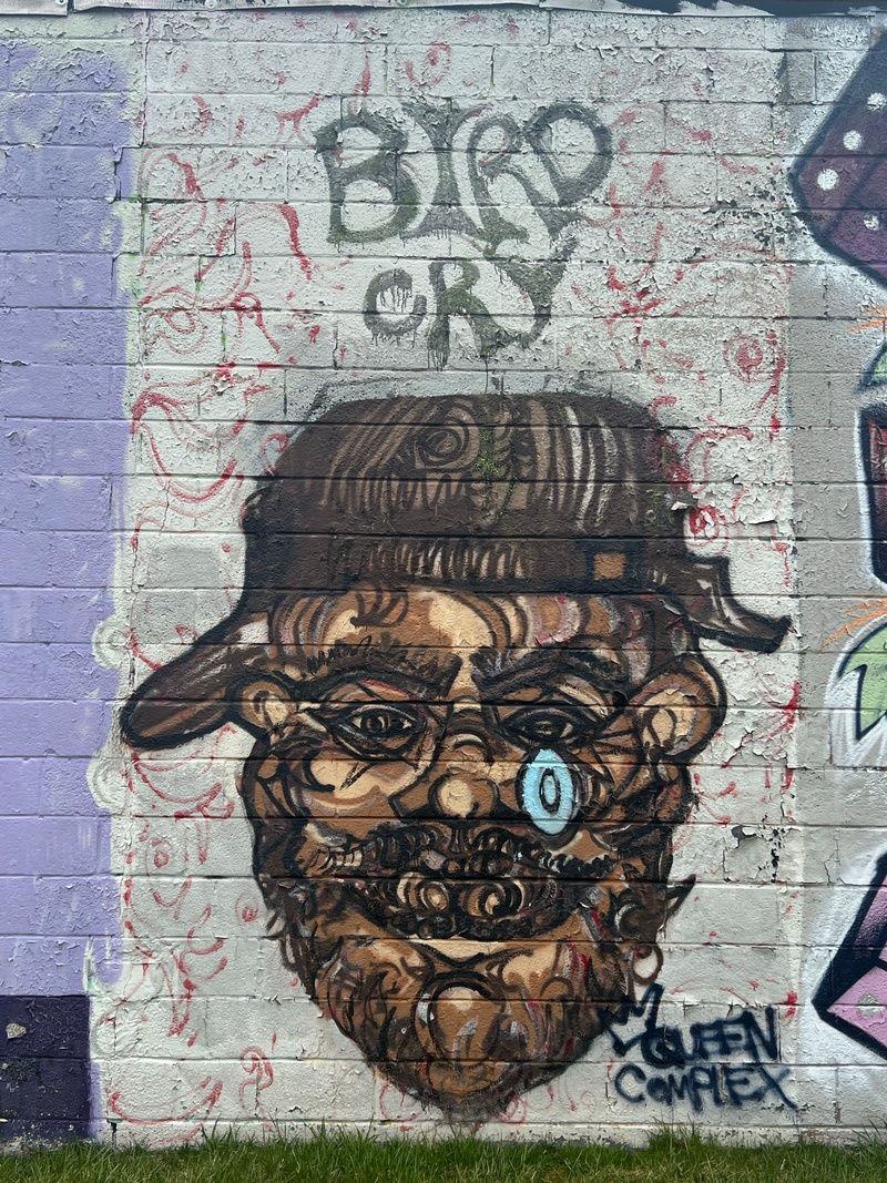 mural in Detroit by artist unknown.