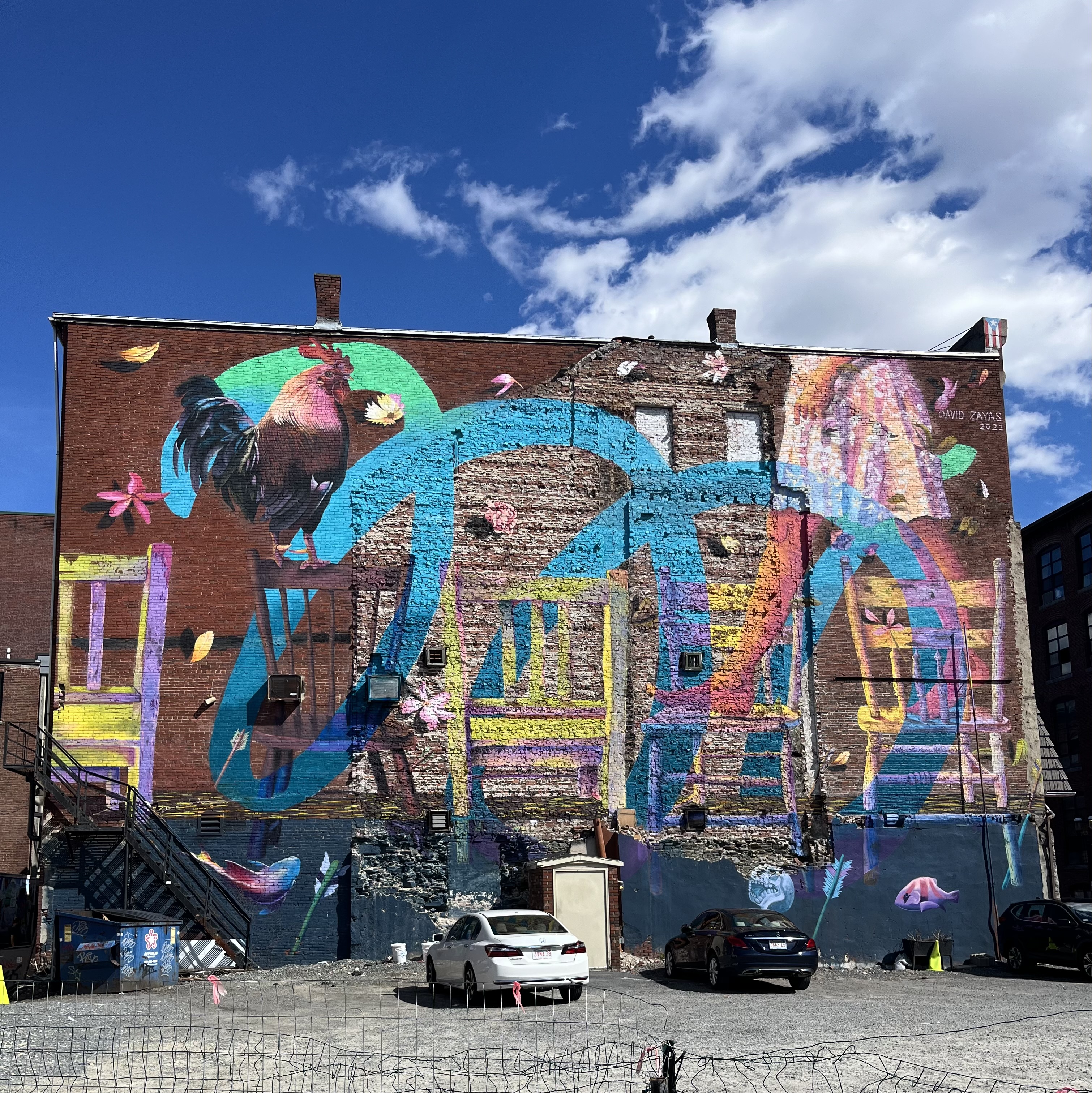 mural in Lowell by artist David Zayas.