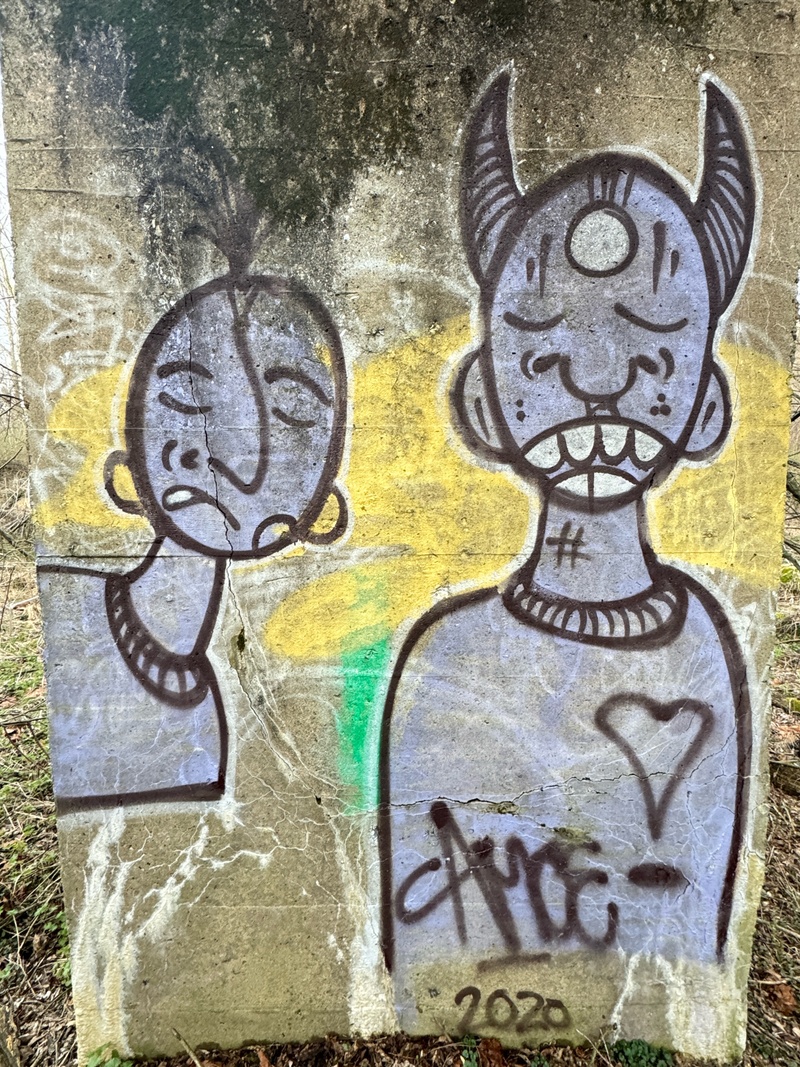 mural in Bethlehem by artist unknown.