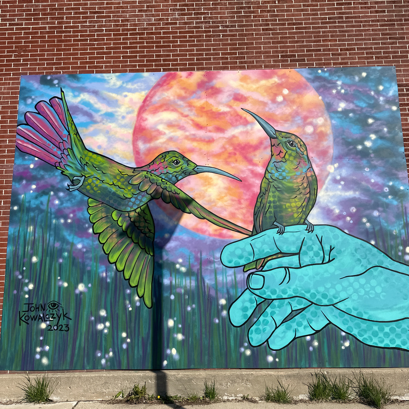 mural in Green Bay by artist John Kowalczyk.