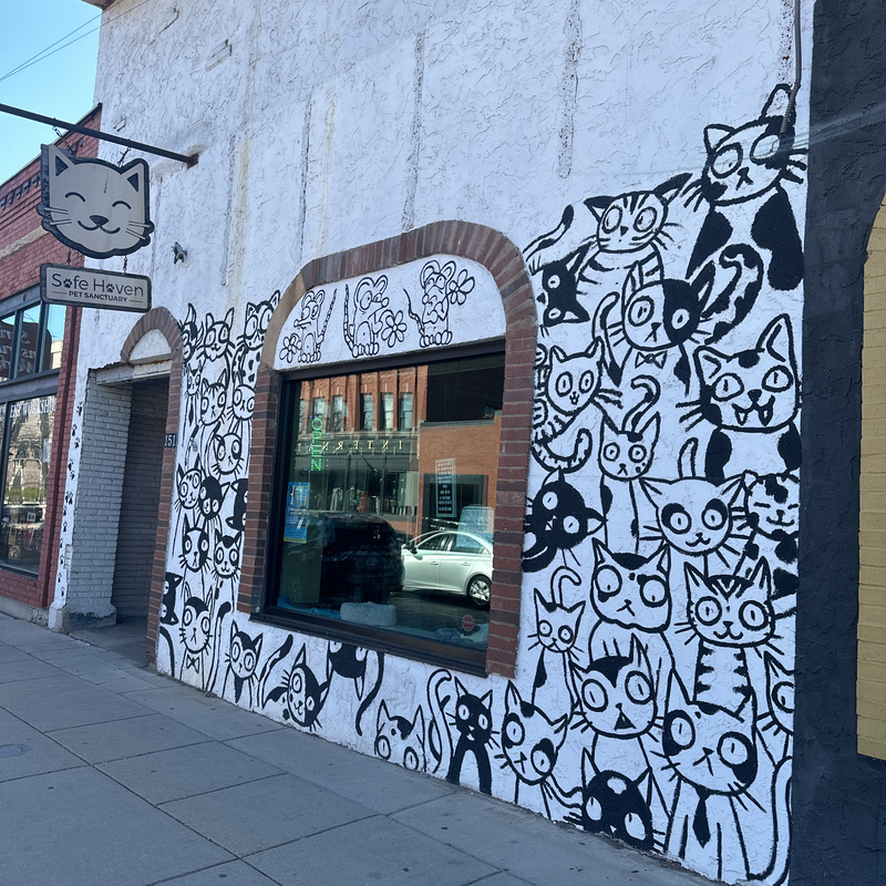 mural in Green Bay by artist unknown.