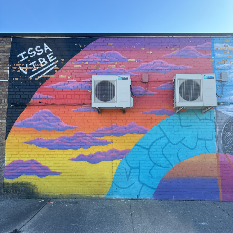 mural in Green Bay by artist unknown.