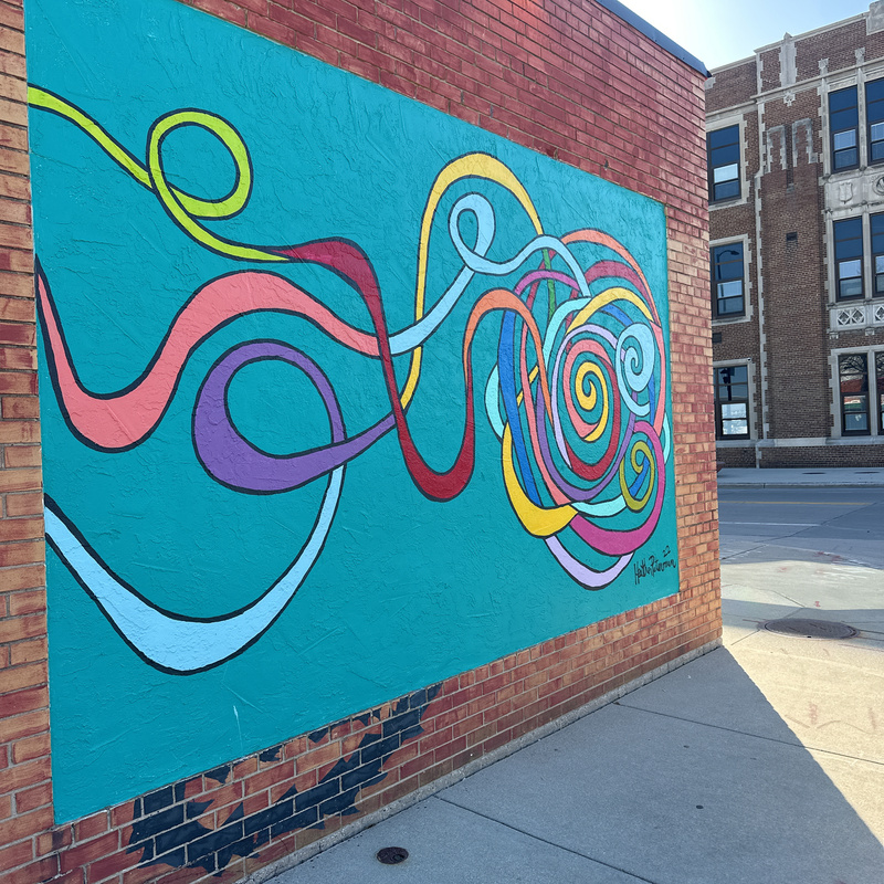 mural in Green Bay by artist Heather Peterman.