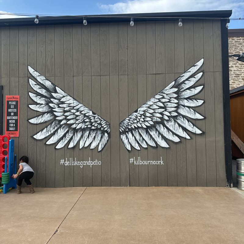 mural in Wisconsin Dells by artist unknown.