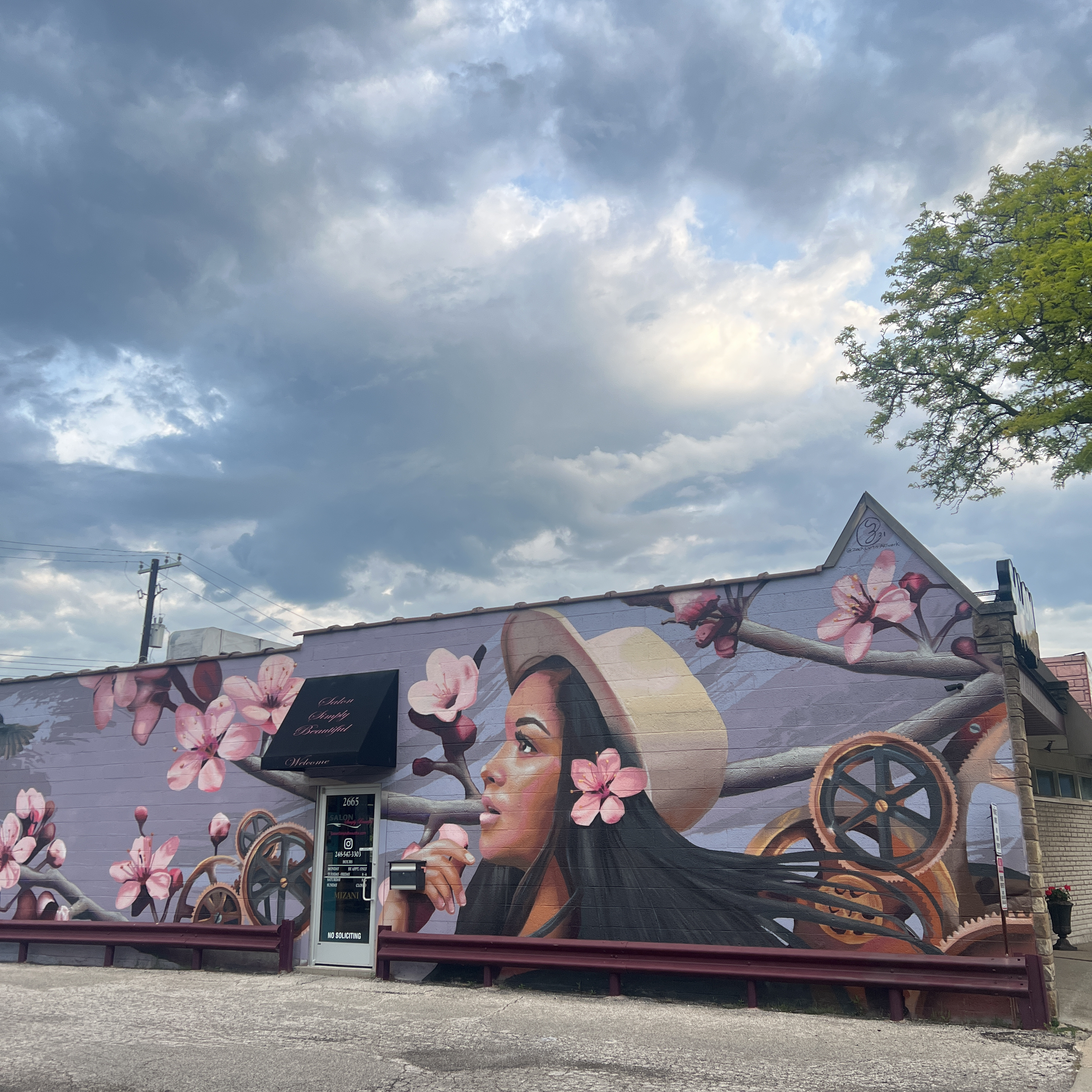 mural in Berkley by artist Zach Curtis.