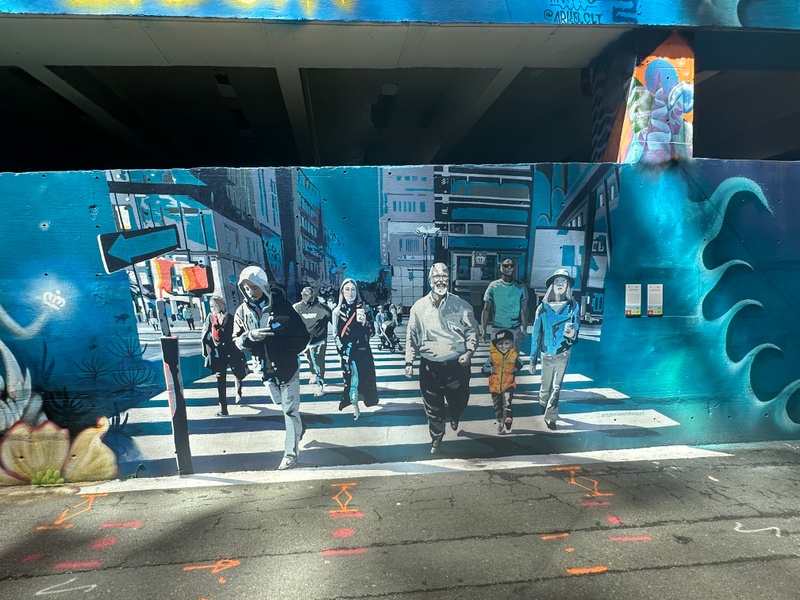 mural in Charlotte by artist unknown.