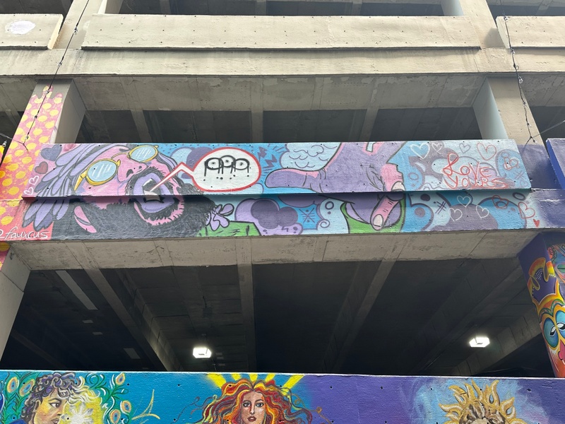 mural in Charlotte by artist unknown.