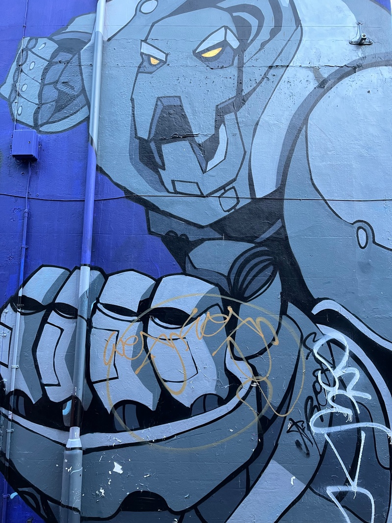 mural in Brighton and Hove by artist unknown.