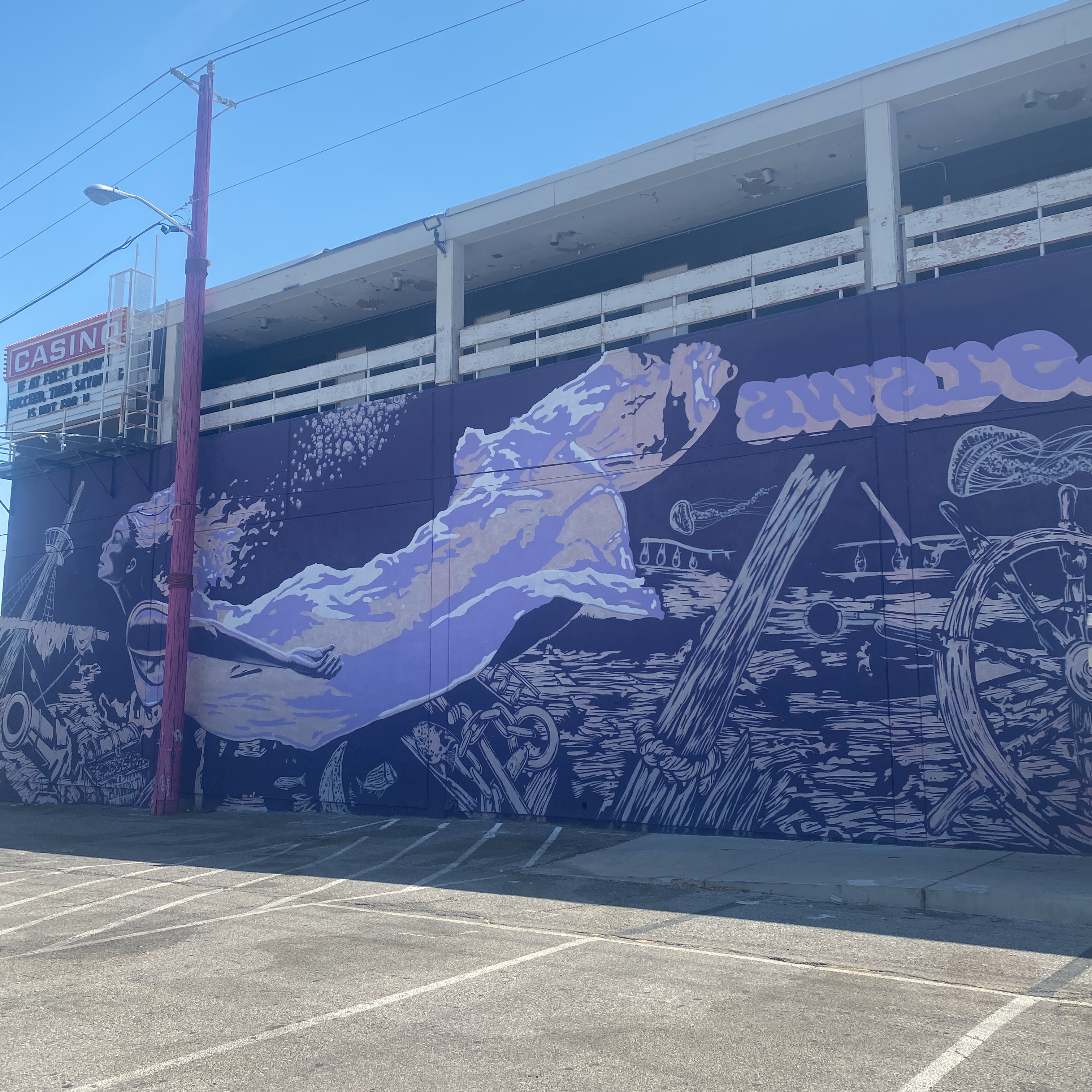 mural in Las Vegas by artist Aware.