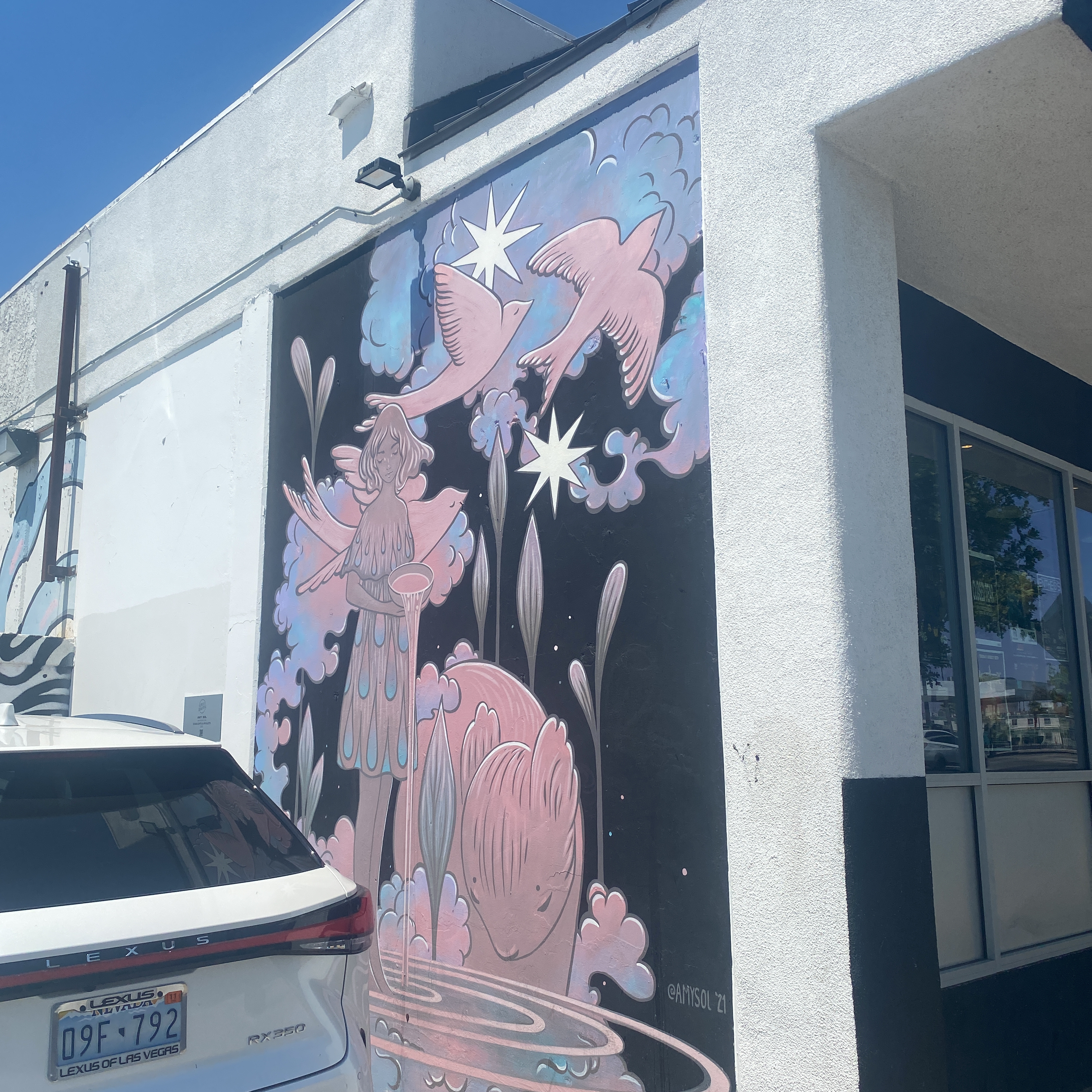 mural in Las Vegas by artist Amy Sol.