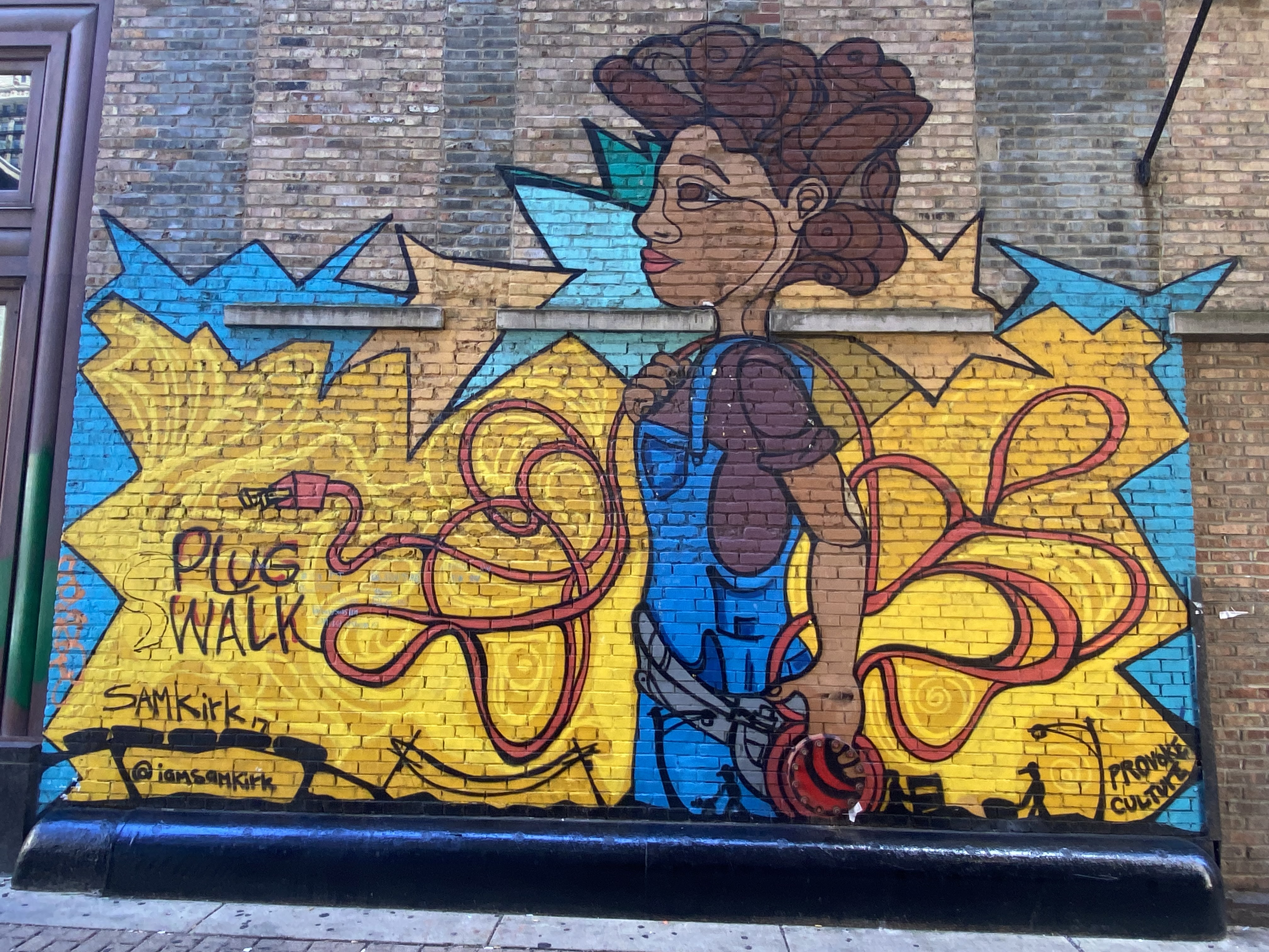 mural in Chicago by artist Sam Kirk.