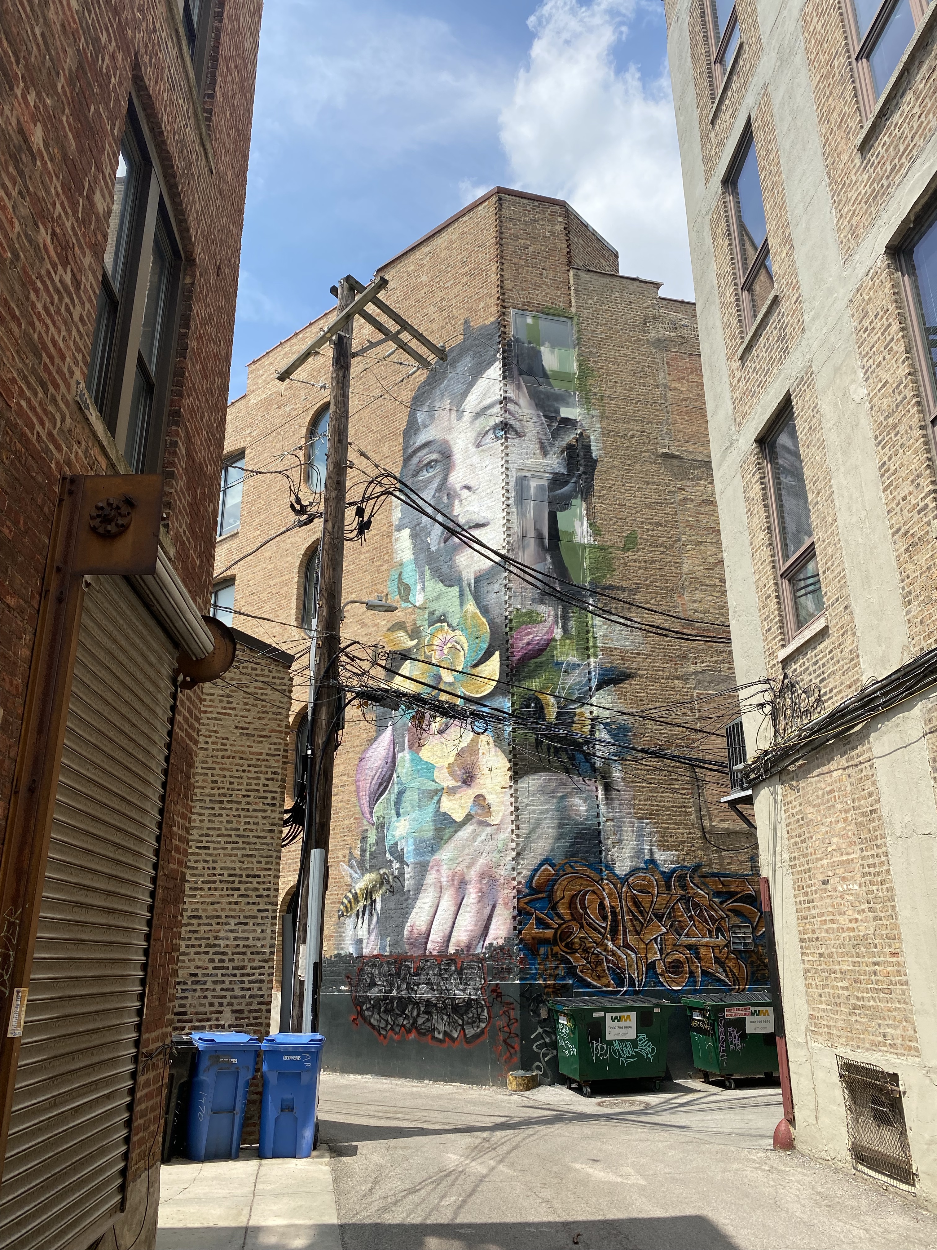 mural in Chicago by artist Eskat Valerio Ponce.