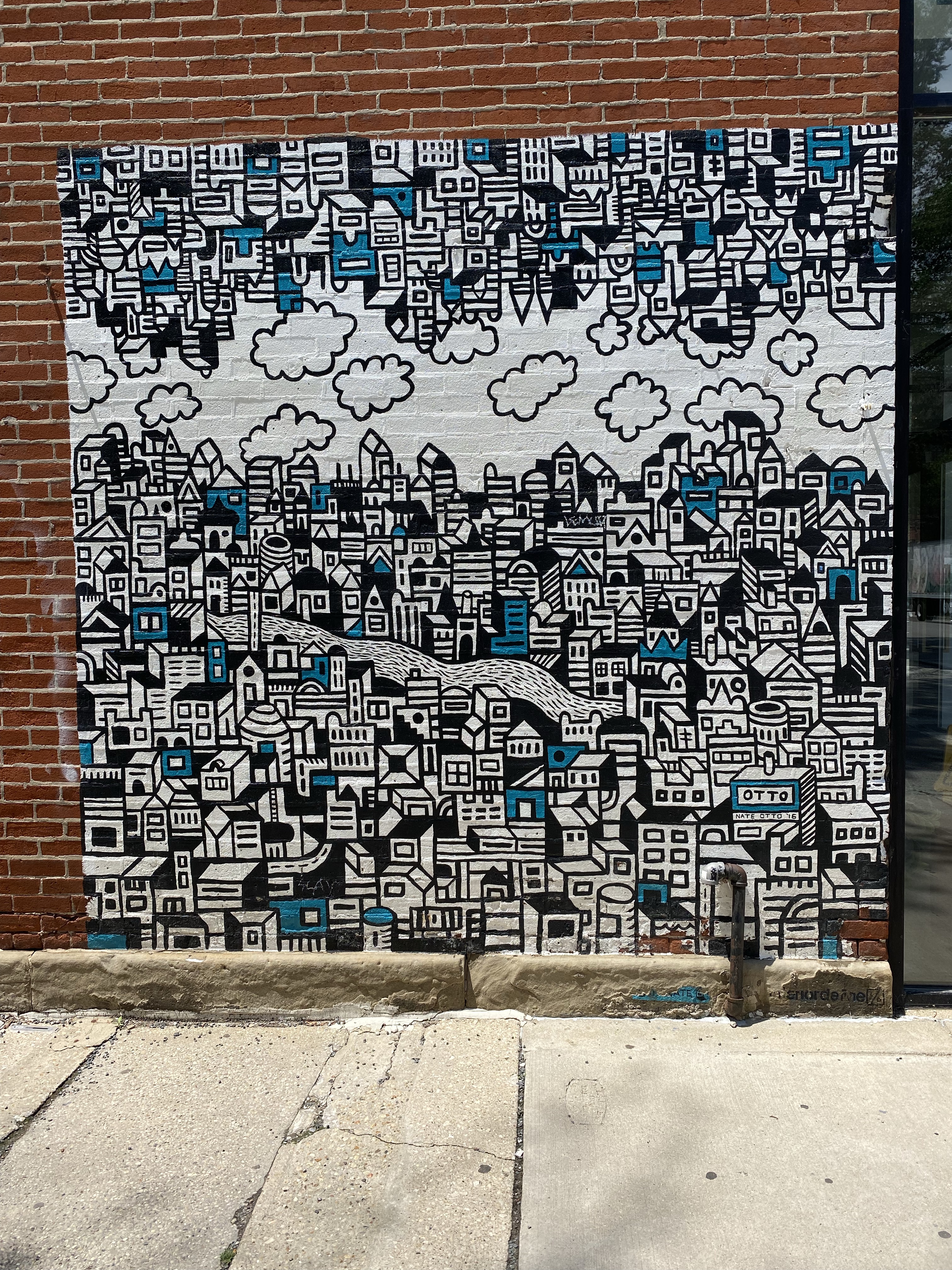 mural in Chicago by artist Nate Otto.