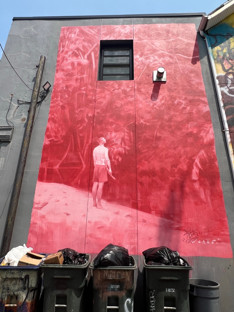 mural in Windsor by artist Emmanuel Jarus.