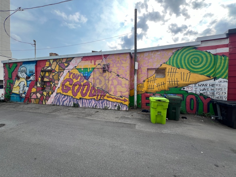 mural in Windsor by artist Denial.